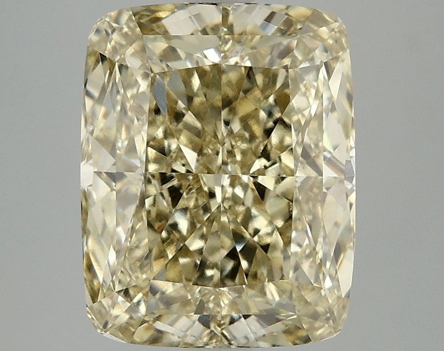 Loose Diamond - CUSHION MODIFIED 5.01ct Fancy Intense Yellow VS1: Loose Diamond - CUSHION MODIFIED 5.01ct Fancy Intense Yellow VS1 Source: This is a real non-mined Diamond that has been grown in a lab Shape: CUSHION MODIFIED Carats: 5.01 Color: Fancy Intense Yellow 