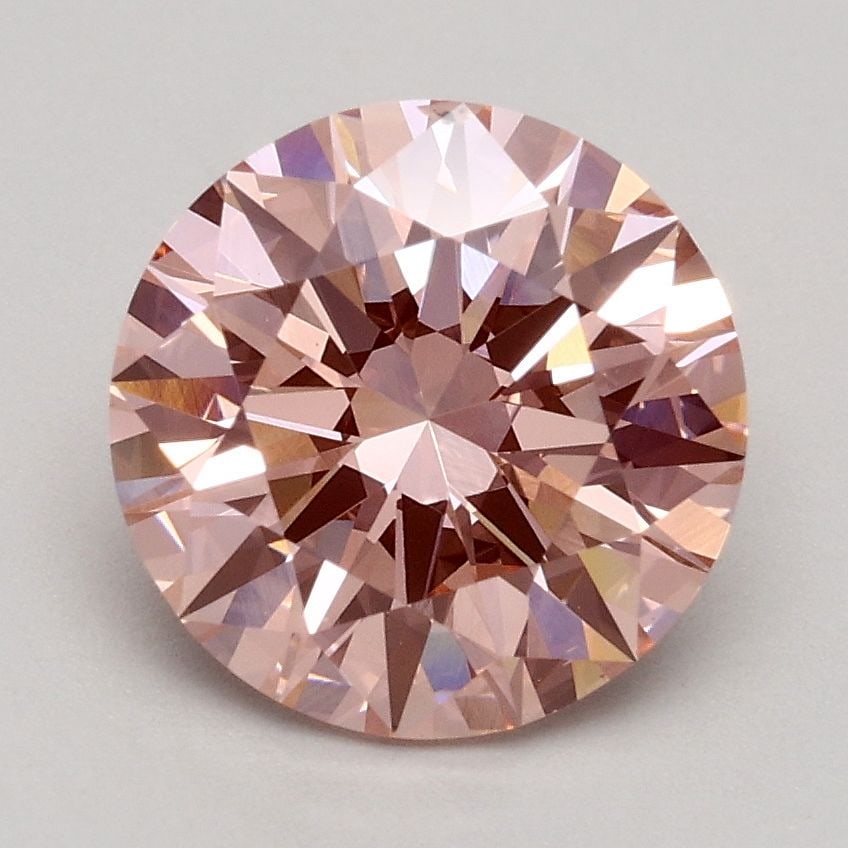 Loose Diamond - ROUND 1.71ct Fancy Intense Pink VS2: Loose Diamond - ROUND 1.71ct Fancy Intense Pink VS2 Source: This is a real non-mined Diamond that has been grown in a lab Shape: ROUND Carats: 1.71 Color: Fancy Intense Pink Certification: IGI Video: