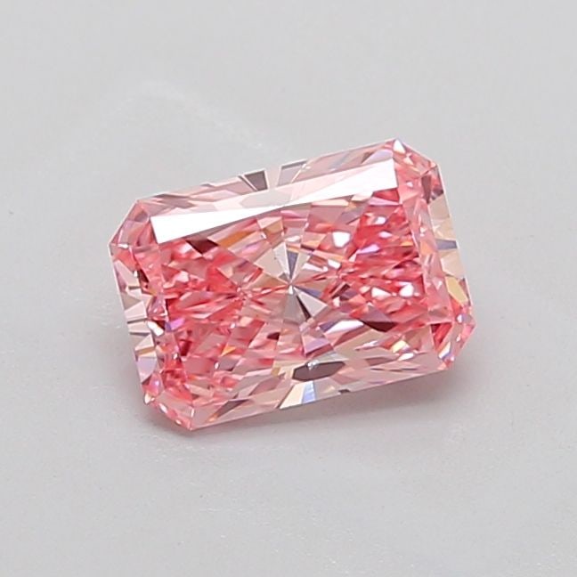 Loose Diamond - RADIANT 1.53ct Fancy Vivid Pink VS1: Loose Diamond - RADIANT 1.53ct Fancy Vivid Pink VS1 Source: This is a real non-mined Diamond that has been grown in a lab Shape: RADIANT Carats: 1.53 Color: Fancy Vivid Pink Certification: IGI Video: