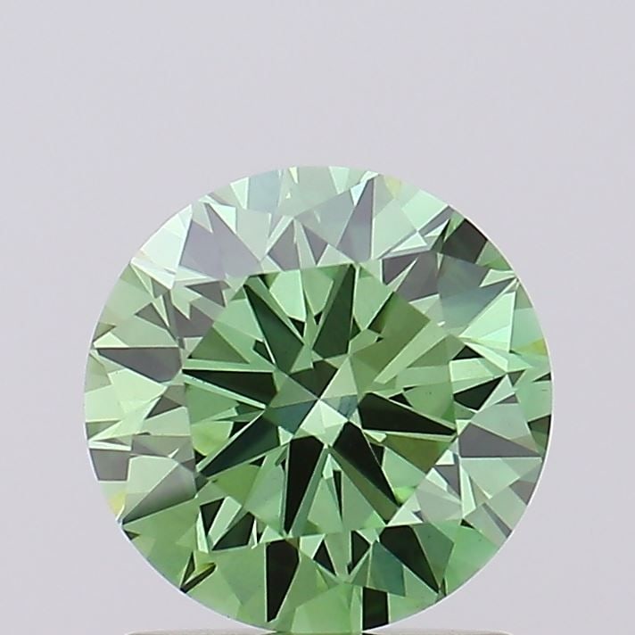 Loose Diamond - ROUND 1.23ct Fancy Vivid Green VS1: Loose Diamond - ROUND 1.23ct Fancy Vivid Green VS1 Source: This is a real non-mined Diamond that has been grown in a lab Shape: ROUND Carats: 1.23 Color: Fancy Vivid Green Certification: IGI Video: