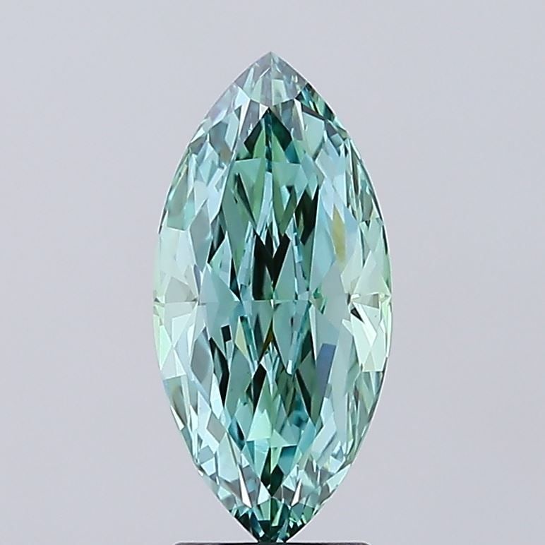 Loose Diamond - MARQUISE 3.02ct Fancy Vivid Green VS1: Loose Diamond - MARQUISE 3.02ct Fancy Vivid Green VS1 Source: This is a real non-mined Diamond that has been grown in a lab Shape: MARQUISE Carats: 3.02 Color: Fancy Vivid Green Certification: IGI Vid