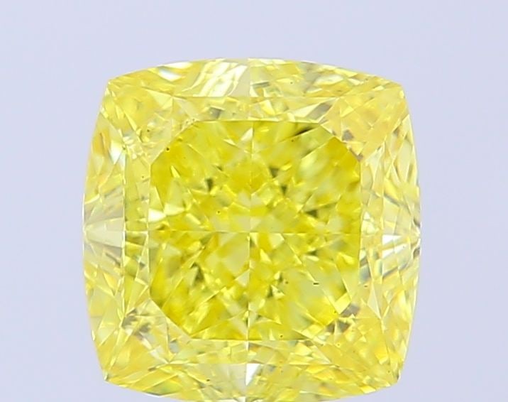 Loose Diamond - CUSHION MODIFIED 4.15ct Fancy Vivid Yellow VS2: Loose Diamond - CUSHION MODIFIED 4.15ct Fancy Vivid Yellow VS2 Source: This is a real non-mined Diamond that has been grown in a lab Shape: CUSHION MODIFIED Carats: 4.15 Color: Fancy Vivid Yellow Cert