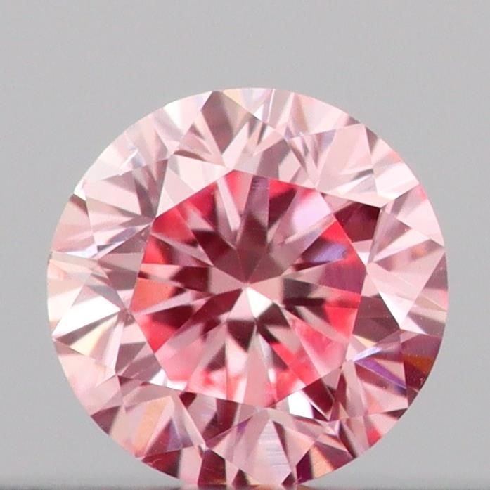 Loose Diamond - ROUND 0.13ct Fancy Intense Pink VS2: Loose Diamond - ROUND 0.13ct Fancy Intense Pink VS2 Source: This is a real non-mined Diamond that has been grown in a lab Shape: ROUND Carats: 0.13 Color: Fancy Intense Pink Certification: IGI Video: