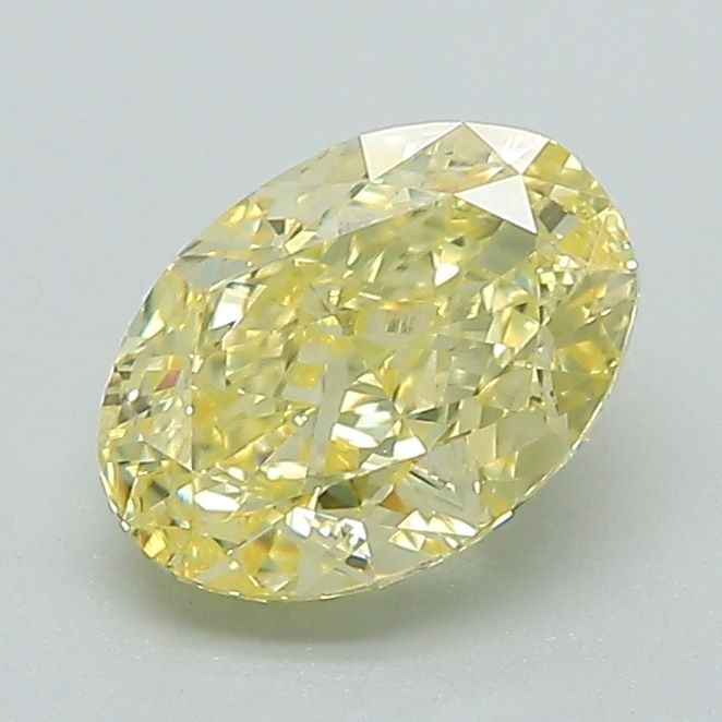 Loose Diamond - OVAL 1.21ct Fancy Yellow VS1: Loose Diamond - OVAL 1.21ct Fancy Yellow VS1 Source: This is a real non-mined Diamond that has been grown in a lab Shape: OVAL Carats: 1.21 Color: Fancy Yellow Certification: IGI Video: