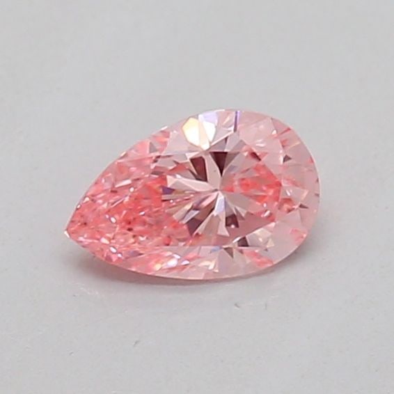 Loose Diamond - PEAR 0.19ct Fancy Vivid Pink VS1 (1 of 1)