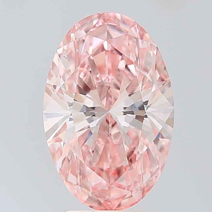 Loose Diamond - OVAL 3.05ct Fancy Vivid Pink VS2: Loose Diamond - OVAL 3.05ct Fancy Vivid Pink VS2 Source: This is a real non-mined Diamond that has been grown in a lab Shape: OVAL Carats: 3.05 Color: Fancy Vivid Pink Certification: IGI Video: