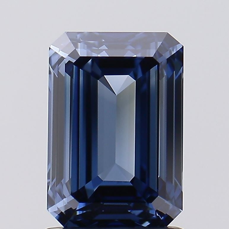 Loose Diamond - EMERALD 1.84ct Fancy Vivid Blue VS1 (1 of 1)