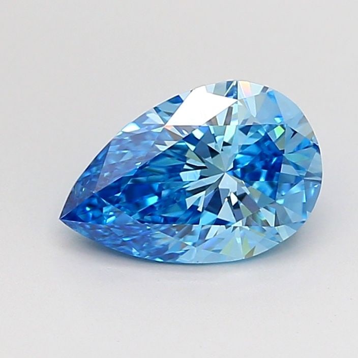 Loose Diamond - PEAR 1.11ct Fancy Vivid Blue VS1: Loose Diamond - PEAR 1.11ct Fancy Vivid Blue VS1 Source: This is a real non-mined Diamond that has been grown in a lab Shape: PEAR Carats: 1.11 Color: Fancy Vivid Blue Certification: IGI Video: