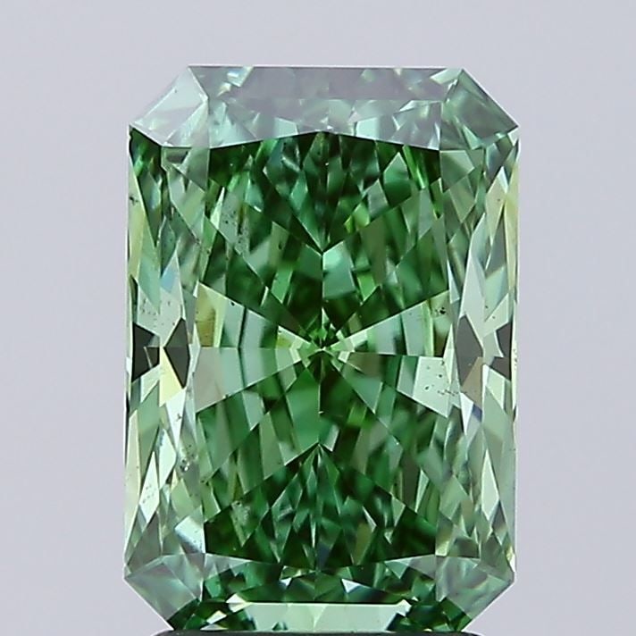 Loose Diamond - RADIANT 2.29ct Fancy Vivid Green VS2 (1 of 1)