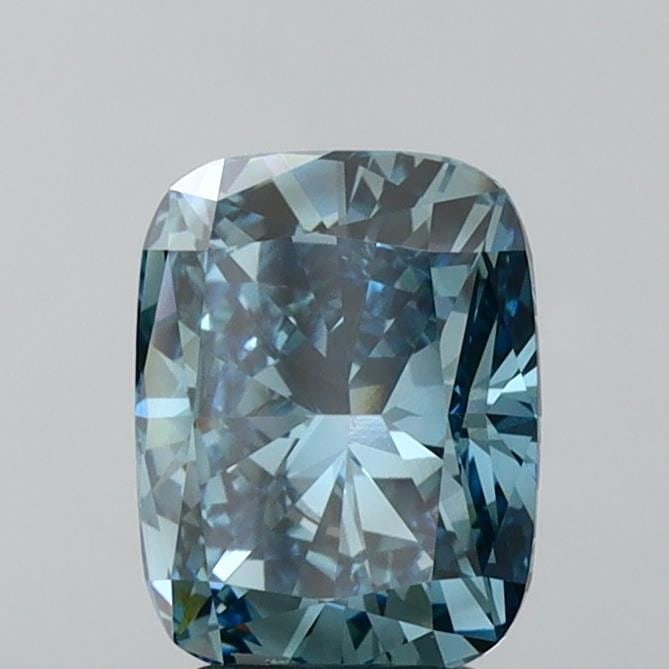 Loose Diamond - CUSHION BRILLIANT 3.51ct Fancy Vivid Blue VS1: Loose Diamond - CUSHION BRILLIANT 3.51ct Fancy Vivid Blue VS1 Source: This is a real non-mined Diamond that has been grown in a lab Shape: CUSHION BRILLIANT Carats: 3.51 Color: Fancy Vivid Blue Certif