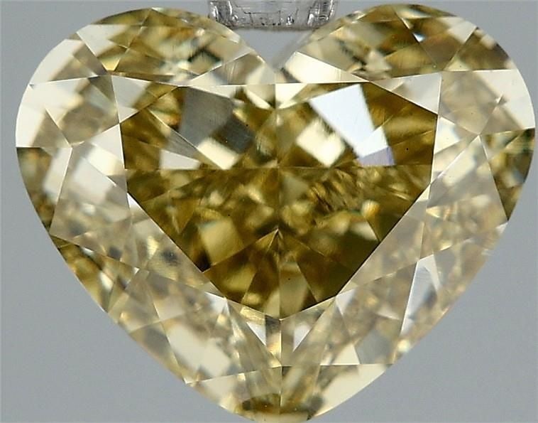 Loose Diamond - HEART 3.06ct Fancy Yellow VS2: Loose Diamond - HEART 3.06ct Fancy Yellow VS2 Source: This is a real non-mined Diamond that has been grown in a lab Shape: HEART Carats: 3.06 Color: Fancy Yellow Certification: IGI The Diamond Depot G