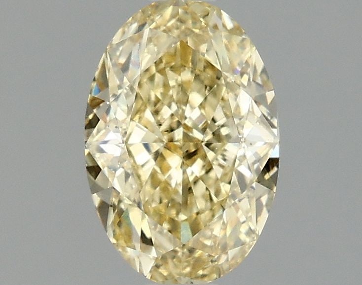 Loose Diamond - OVAL 1.59ct Fancy Intense Yellow VS2: Loose Diamond - OVAL 1.59ct Fancy Intense Yellow VS2 Source: This is a real non-mined Diamond that has been grown in a lab Shape: OVAL Carats: 1.59 Color: Fancy Intense Yellow Certification: IGI Video
