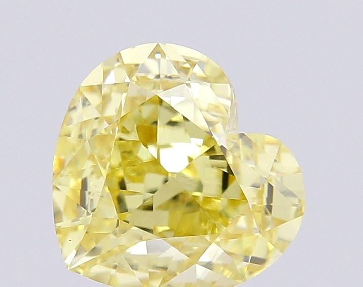Loose Diamond - HEART 1.67ct Fancy Intense Yellow VS1: Loose Diamond - HEART 1.67ct Fancy Intense Yellow VS1 Source: This is a real non-mined Diamond that has been grown in a lab Shape: HEART Carats: 1.67 Color: Fancy Intense Yellow Certification: IGI Vid