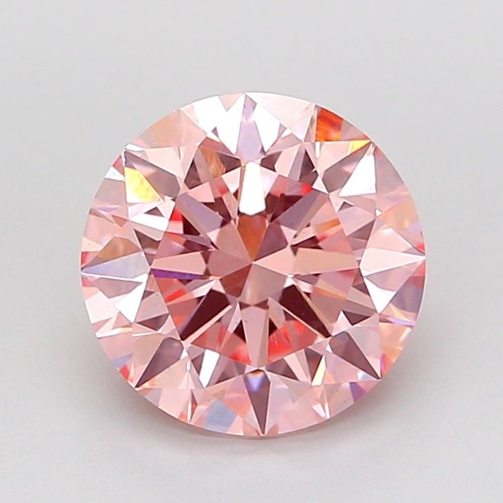 Loose Diamond - ROUND 2.2ct Fancy Vivid Pink VS1: Loose Diamond - ROUND 2.2ct Fancy Vivid Pink VS1 Source: This is a real non-mined Diamond that has been grown in a lab Shape: ROUND Carats: 2.2 Color: Fancy Vivid Pink Certification: NONE Video:
