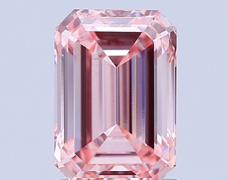 Loose Diamond - EMERALD 1.64ct Fancy Intense Pink VS1: Loose Diamond - EMERALD 1.64ct Fancy Intense Pink VS1 Source: This is a real non-mined Diamond that has been grown in a lab Shape: EMERALD Carats: 1.64 Color: Fancy Intense Pink Certification: IGI Vid