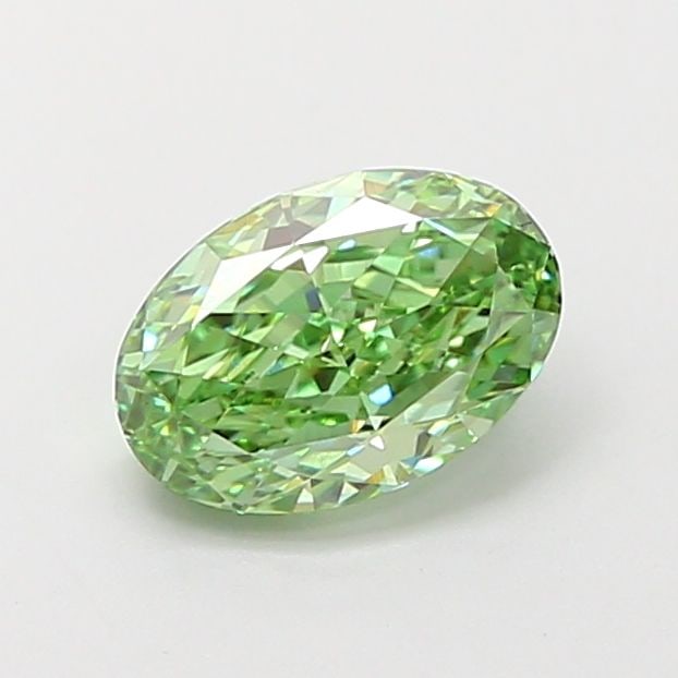 Loose Diamond - OVAL 1.31ct Fancy Vivid Green VS1: Loose Diamond - OVAL 1.31ct Fancy Vivid Green VS1 Source: This is a real non-mined Diamond that has been grown in a lab Shape: OVAL Carats: 1.31 Color: Fancy Vivid Green Certification: IGI Video:
