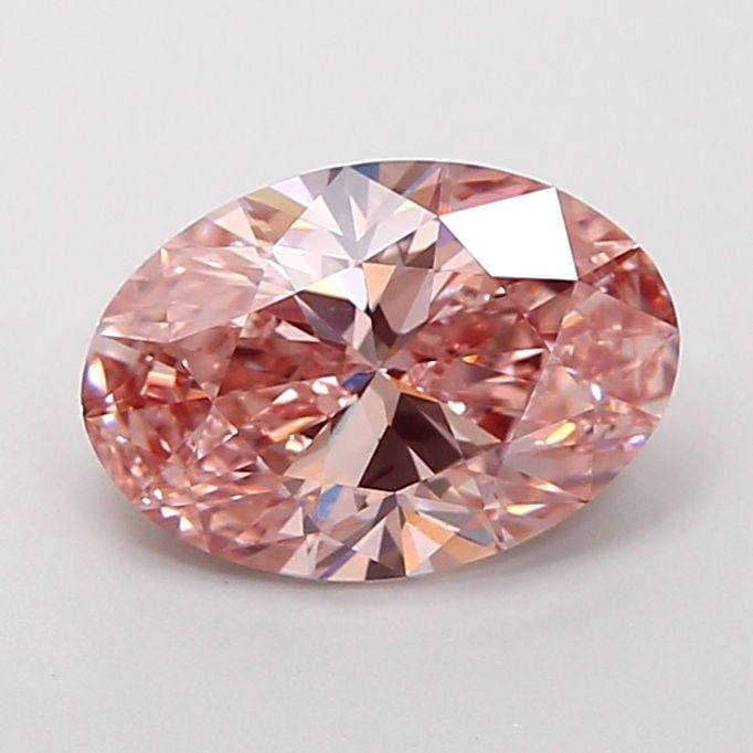 Loose Diamond - OVAL 1.81ct Fancy Intense Brownish Pink VVS2: Loose Diamond - OVAL 1.81ct Fancy Intense Brownish Pink VVS2 Source: This is a real non-mined Diamond that has been grown in a lab Shape: OVAL Carats: 1.81 Color: Fancy Intense Brownish Pink Certifica