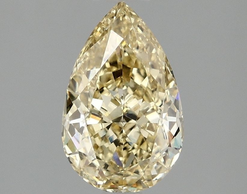 Loose Diamond - PEAR 1.59ct Fancy Intense Yellow VS1: Loose Diamond - PEAR 1.59ct Fancy Intense Yellow VS1 Source: This is a real non-mined Diamond that has been grown in a lab Shape: PEAR Carats: 1.59 Color: Fancy Intense Yellow Certification: IGI Video