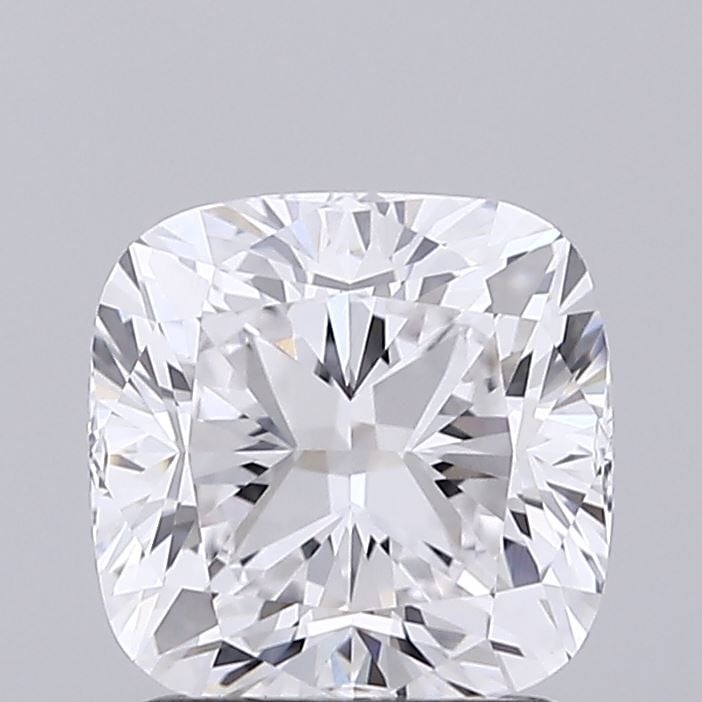 Loose Diamond - CUSHION MODIFIED 1.65ct E VVS2: Loose Diamond - CUSHION MODIFIED 1.65ct E VVS2 Source: This is a real non-mined Diamond that has been grown in a lab Shape: CUSHION MODIFIED Carats: 1.65 Color: E Clarity: VVS2 Certification: IGI Vide