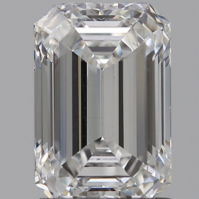 Loose Diamond - EMERALD 1.55ct F VS2: Loose Diamond - EMERALD 1.55ct F VS2 Source: This is a real non-mined Diamond that has been grown in a lab Shape: EMERALD Carats: 1.55 Color: F Clarity: VS2 Certification: IGI Video: