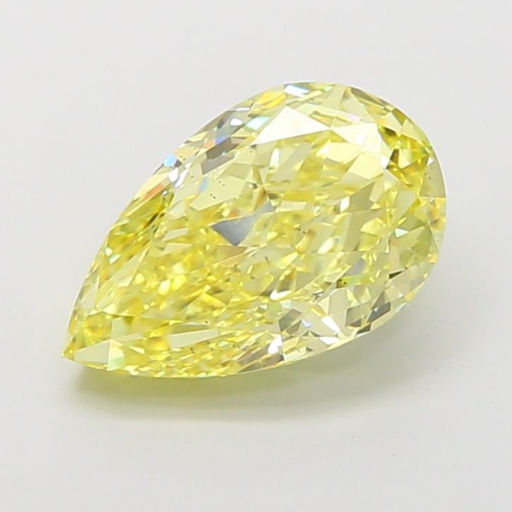Loose Diamond - PEAR 4.02ct Fancy Intense Yellow VS2: Loose Diamond - PEAR 4.02ct Fancy Intense Yellow VS2 Source: This is a real non-mined Diamond that has been grown in a lab Shape: PEAR Carats: 4.02 Color: Fancy Intense Yellow Certification: IGI Video