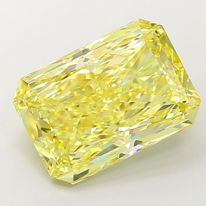 Loose Diamond - RADIANT 8.04ct Fancy Intense Yellow VS2: Loose Diamond - RADIANT 8.04ct Fancy Intense Yellow VS2 Source: This is a real non-mined Diamond that has been grown in a lab Shape: RADIANT Carats: 8.04 Color: Fancy Intense Yellow Certification: IGI