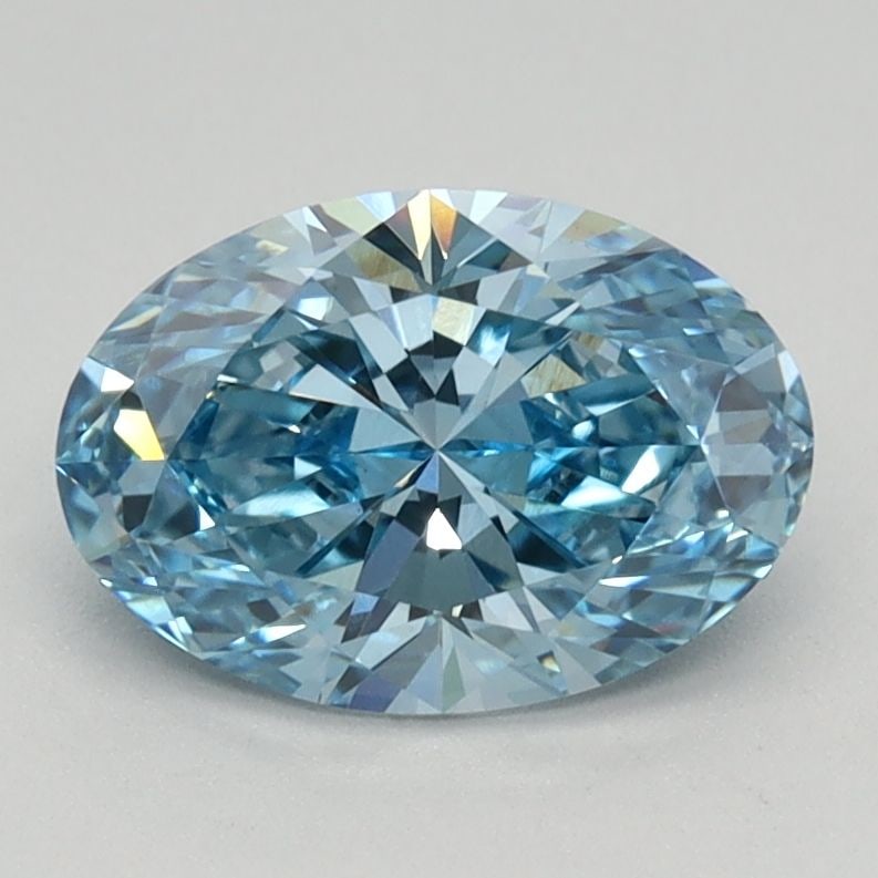 Loose Diamond - OVAL 1.1ct Fancy Vivid Blue VS1: Loose Diamond - OVAL 1.1ct Fancy Vivid Blue VS1 Source: This is a real non-mined Diamond that has been grown in a lab Shape: OVAL Carats: 1.1 Color: Fancy Vivid Blue Certification: IGI Video: