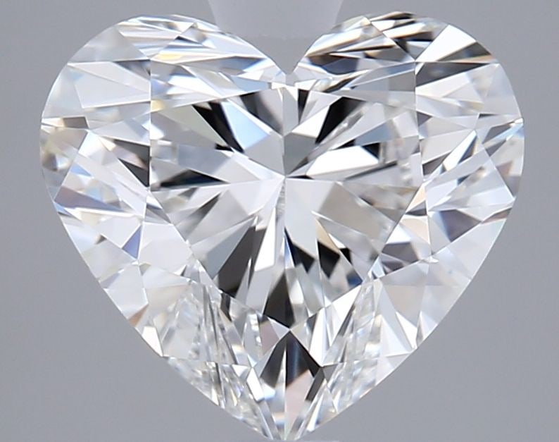 Loose Diamond - HEART 2.06ct E VVS2: Loose Diamond - HEART 2.06ct E VVS2 Source: This is a real non-mined Diamond that has been grown in a lab Shape: HEART Carats: 2.06 Color: E Clarity: VVS2 Certification: IGI Video: