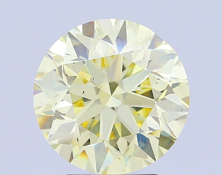 Loose Diamond - ROUND 4.02ct Fancy Yellow VS2: Loose Diamond - ROUND 4.02ct Fancy Yellow VS2 Source: This is a real non-mined Diamond that has been grown in a lab Shape: ROUND Carats: 4.02 Color: Fancy Yellow Certification: IGI Video: