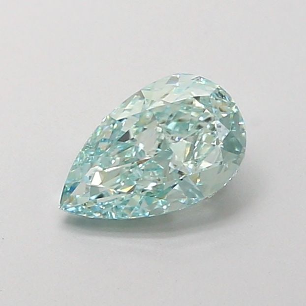 Loose Diamond - PEAR 1.03ct Fancy Vivid Green VVS2: Loose Diamond - PEAR 1.03ct Fancy Vivid Green VVS2 Source: This is a real non-mined Diamond that has been grown in a lab Shape: PEAR Carats: 1.03 Color: Fancy Vivid Green Certification: IGI Video: