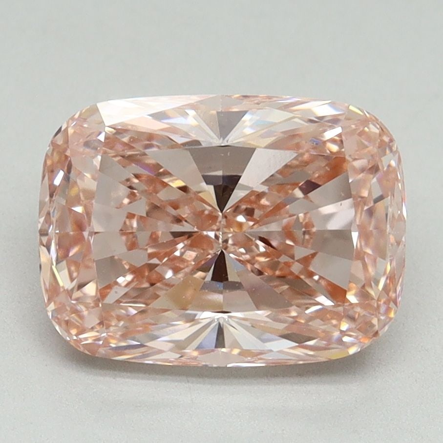 Loose Diamond - CUSHION BRILLIANT 3.0ct Fancy Vivid Pink VS1: Loose Diamond - CUSHION BRILLIANT 3.0ct Fancy Vivid Pink VS1 Source: This is a real non-mined Diamond that has been grown in a lab Shape: CUSHION BRILLIANT Carats: 3.0 Color: Fancy Vivid Pink