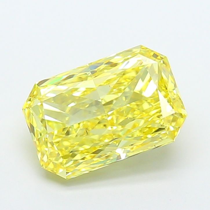 Loose Diamond - RADIANT 5.03ct Fancy Vivid Yellow VS2: Loose Diamond - RADIANT 5.03ct Fancy Vivid Yellow VS2 Source: This is a real non-mined Diamond that has been grown in a lab Shape: RADIANT Carats: 5.03 Color: Fancy Vivid Yellow Certification: IGI Vid
