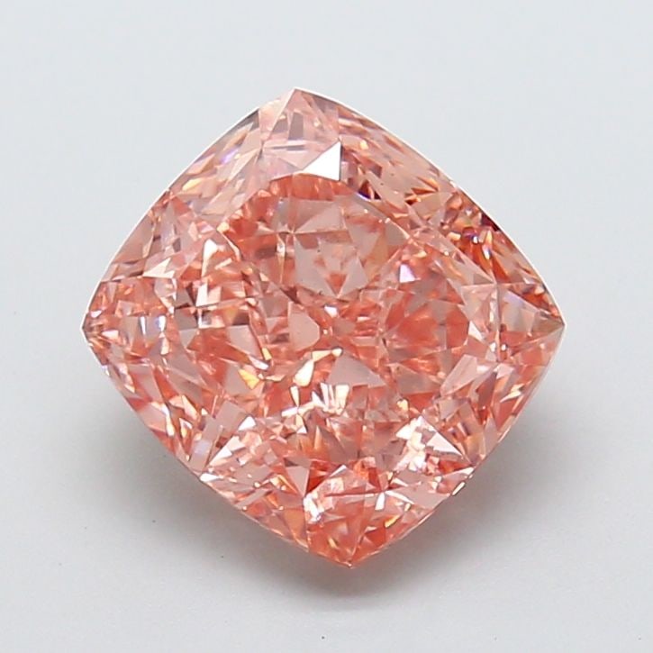 Loose Diamond - CUSHION MODIFIED 4.51ct Fancy Intense Brownish Orange VS1: Loose Diamond - CUSHION MODIFIED 4.51ct Fancy Intense Brownish Orange VS1 Source: This is a real non-mined Diamond that has been grown in a lab Shape: CUSHION MODIFIED Carats: 4.51 Color: Fancy Intens