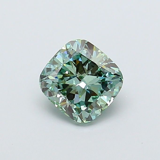 Loose Diamond - CUSHION MODIFIED 1.5ct Fancy Vivid Green SI1: Loose Diamond - CUSHION MODIFIED 1.5ct Fancy Vivid Green SI1 Source: This is a real non-mined Diamond that has been grown in a lab Shape: CUSHION MODIFIED Carats: 1.5 Color: Fancy Vivid Green