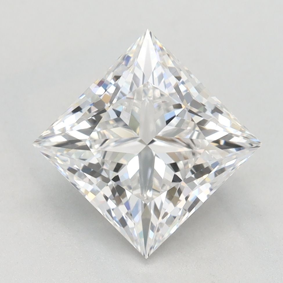 Loose Diamond - PRINCESS 2.01ct E VVS1: Loose Diamond - PRINCESS 2.01ct E VVS1 Source: This is a real non-mined Diamond that has been grown in a lab Shape: PRINCESS Carats: 2.01 Color: E Clarity: VVS1 Certification: GIA Video:
