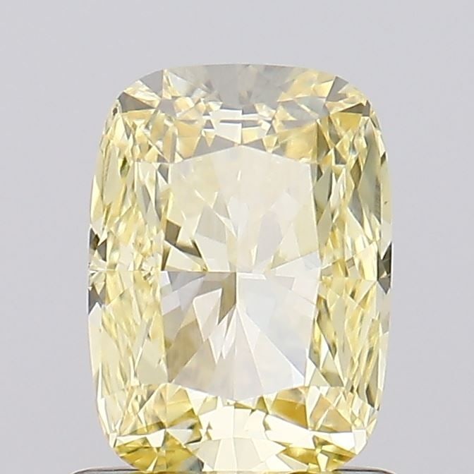 Loose Diamond - CUSHION MODIFIED 1.01ct Fancy Light Yellow VS2 (1 of 1)