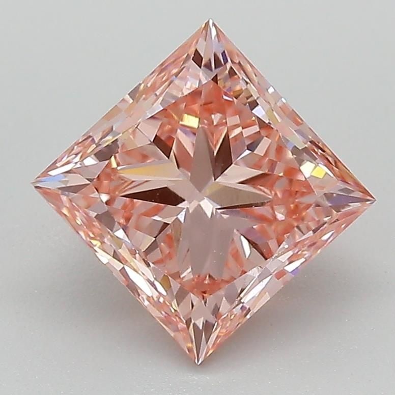 Loose Diamond - PRINCESS 2.17ct Fancy Vivid Pink VVS2: Loose Diamond - PRINCESS 2.17ct Fancy Vivid Pink VVS2 Source: This is a real non-mined Diamond that has been grown in a lab Shape: PRINCESS Carats: 2.17 Color: Fancy Vivid Pink Certification: IGI