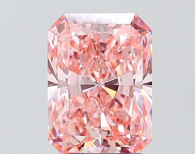 Loose Diamond - RADIANT 3.53ct Fancy Vivid Pink VS2 (1 of 1)