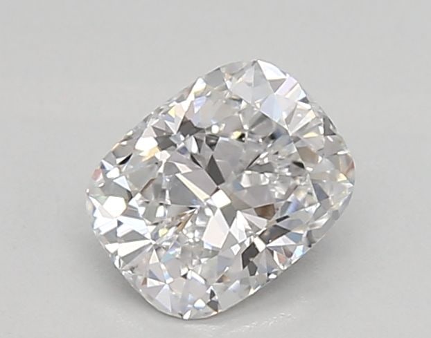 Loose Diamond - CUSHION MODIFIED 0.64ct D VVS1: Loose Diamond - CUSHION MODIFIED 0.64ct D VVS1 Source: This is a real non-mined Diamond that has been grown in a lab Shape: CUSHION MODIFIED Carats: 0.64 Color: D Clarity: VVS1 Certification: IGI Vide