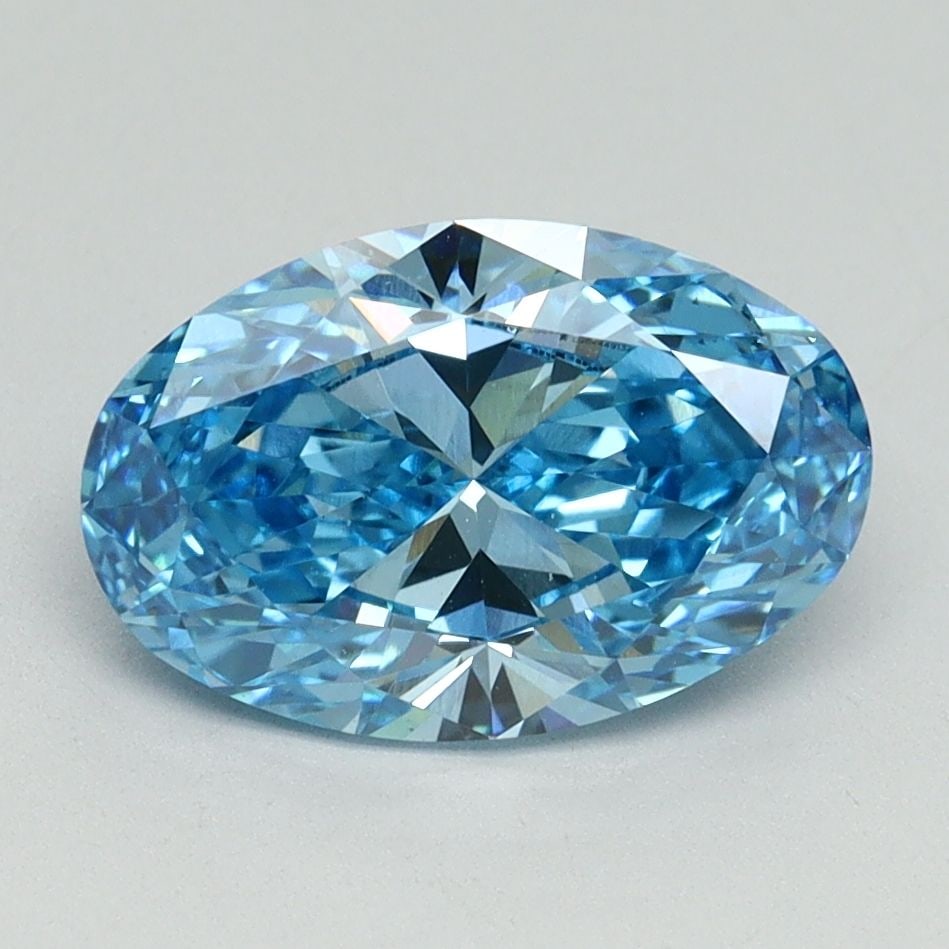 Loose Diamond - OVAL 2.02ct Fancy Vivid Blue VS1: Loose Diamond - OVAL 2.02ct Fancy Vivid Blue VS1 Source: This is a real non-mined Diamond that has been grown in a lab Shape: OVAL Carats: 2.02 Color: Fancy Vivid Blue Certification: IGI Video: