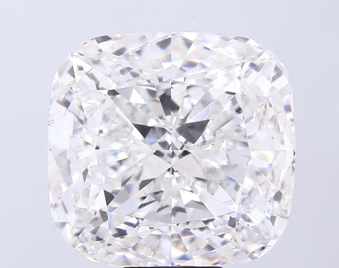 Loose Diamond - CUSHION MODIFIED 15.5ct F VS1: Loose Diamond - CUSHION MODIFIED 15.5ct F VS1 Source: This is a real non-mined Diamond that has been grown in a lab Shape: CUSHION MODIFIED Carats: 15.5 Color: F Clarity: VS1 Certification: IGI Video:
