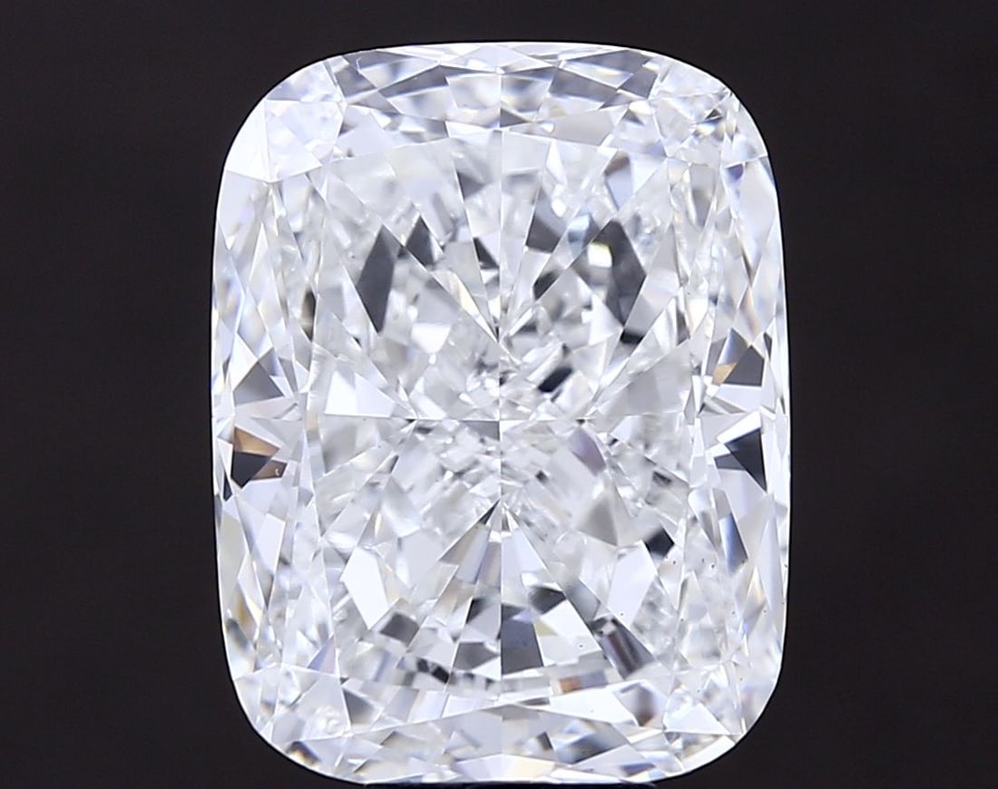 Loose Diamond - CUSHION MODIFIED 10.06ct F VS1: Loose Diamond - CUSHION MODIFIED 10.06ct F VS1 Source: This is a real non-mined Diamond that has been grown in a lab Shape: CUSHION MODIFIED Carats: 10.06 Color: F Clarity: VS1 Certification: IGI Vide