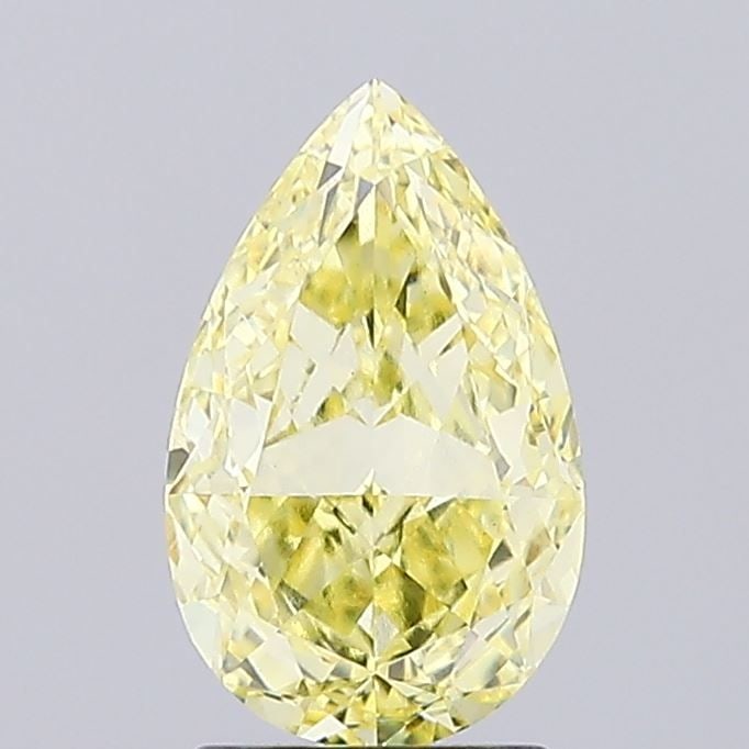 Loose Diamond - PEAR 2.05ct Fancy Yellow VVS2: Loose Diamond - PEAR 2.05ct Fancy Yellow VVS2 Source: This is a real non-mined Diamond that has been grown in a lab Shape: PEAR Carats: 2.05 Color: Fancy Yellow Certification: IGI Video: