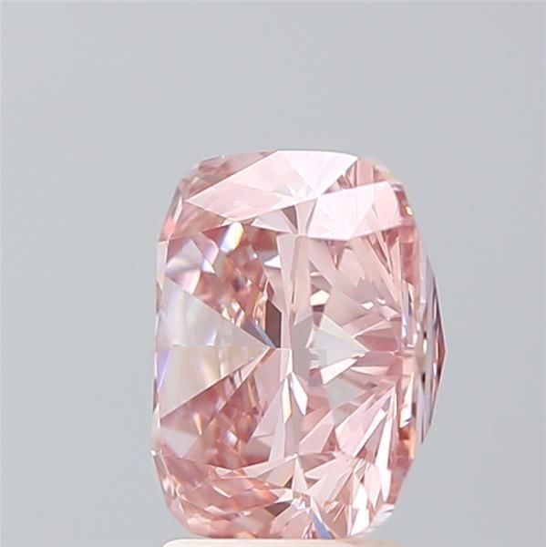 Loose Diamond - CUSHION BRILLIANT 4.1ct Fancy Intense Brownish Pink VS1: Loose Diamond - CUSHION BRILLIANT 4.1ct Fancy Intense Brownish Pink VS1 Source: This is a real non-mined Diamond that has been grown in a lab Shape: CUSHION BRILLIANT Carats: 4.1 Color: Fancy Intense 