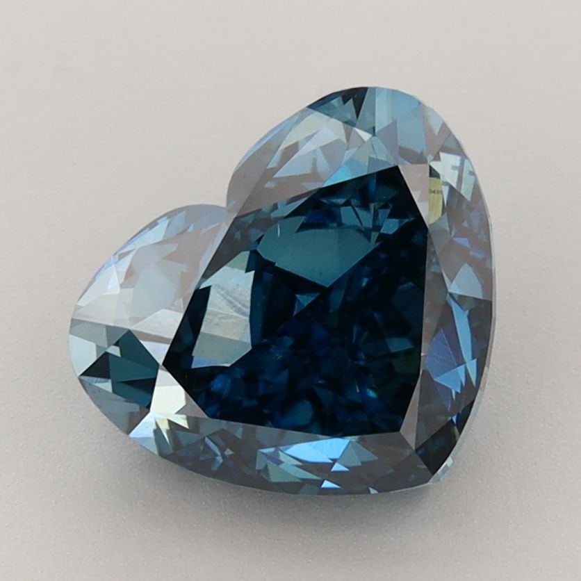Loose Diamond - HEART 3.0ct Fancy Deep Blue VS1: Loose Diamond - HEART 3.0ct Fancy Deep Blue VS1 Source: This is a real non-mined Diamond that has been grown in a lab Shape: HEART Carats: 3.0 Color: Fancy Deep Blue Certification: IGI Video: