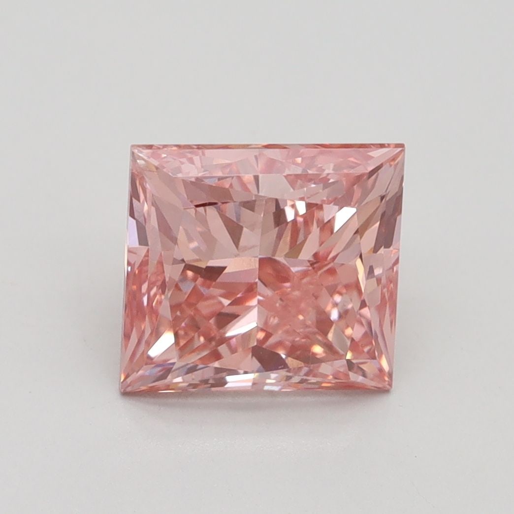 Loose Diamond - PRINCESS 2.65ct Fancy Vivid Pink SI2: Loose Diamond - PRINCESS 2.65ct Fancy Vivid Pink SI2 Source: This is a real non-mined Diamond that has been grown in a lab Shape: PRINCESS Carats: 2.65 Color: Fancy Vivid Pink Certification: IGI Video