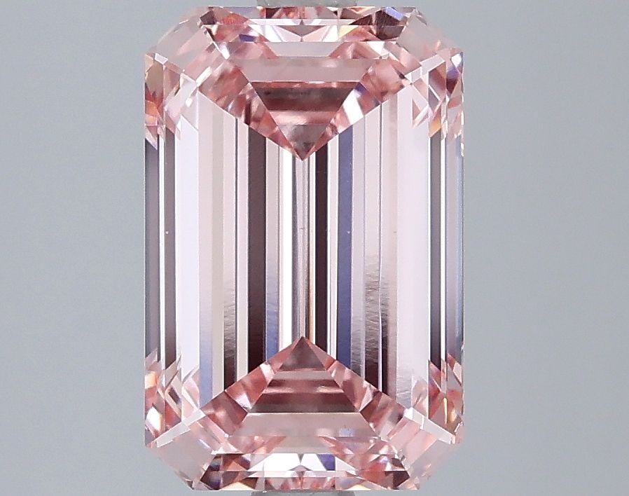 Loose Diamond - EMERALD 3.02ct Fancy Intense Pink VS1: Loose Diamond - EMERALD 3.02ct Fancy Intense Pink VS1 Source: This is a real non-mined Diamond that has been grown in a lab Shape: EMERALD Carats: 3.02 Color: Fancy Intense Pink Certification: IGI Vid
