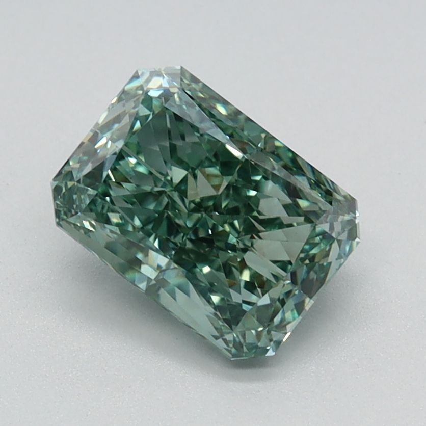 Loose Diamond - RADIANT 1.2ct Fancy Vivid Green VS1: Loose Diamond - RADIANT 1.2ct Fancy Vivid Green VS1 Source: This is a real non-mined Diamond that has been grown in a lab Shape: RADIANT Carats: 1.2 Color: Fancy Vivid Green Certification: IGI Video: