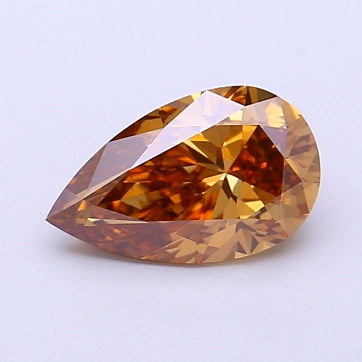 Loose Diamond - PEAR 1.33ct Fancy Yellowish Brown VS1: Loose Diamond - PEAR 1.33ct Fancy Yellowish Brown VS1 Source: This is a real non-mined Diamond that has been grown in a lab Shape: PEAR Carats: 1.33 Color: Fancy Yellowish Brown Certification: IGI Vid