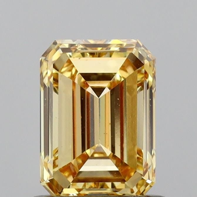 Loose Diamond - EMERALD 1.03ct Fancy Vivid Yellow VS1: Loose Diamond - EMERALD 1.03ct Fancy Vivid Yellow VS1 Source: This is a real non-mined Diamond that has been grown in a lab Shape: EMERALD Carats: 1.03 Color: Fancy Vivid Yellow Certification: NONE Vi